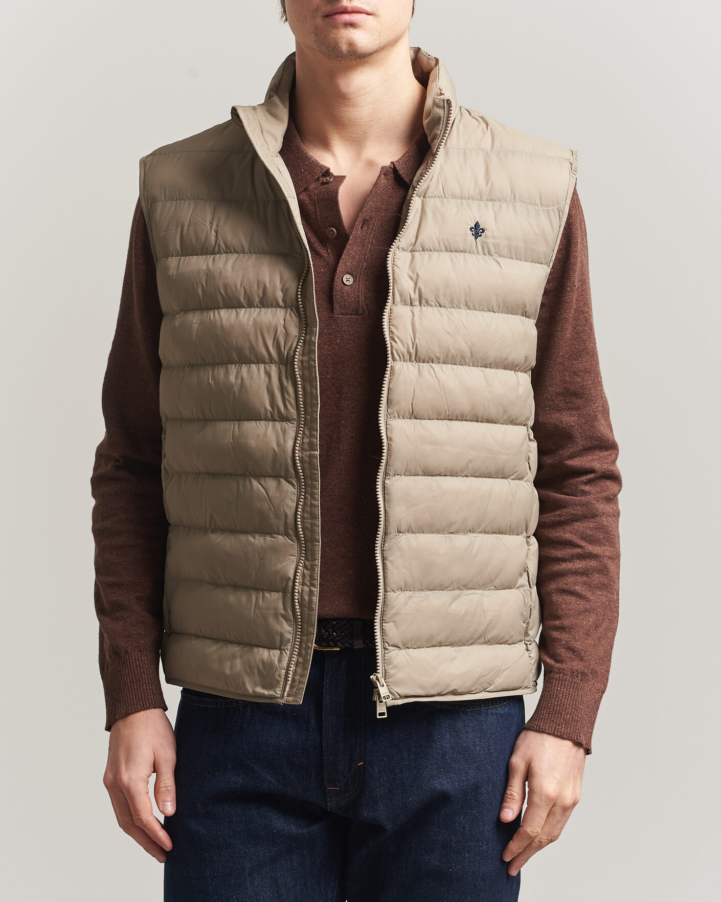 Uomini | Gilet | Morris | Norfolk Liner Vest Khaki