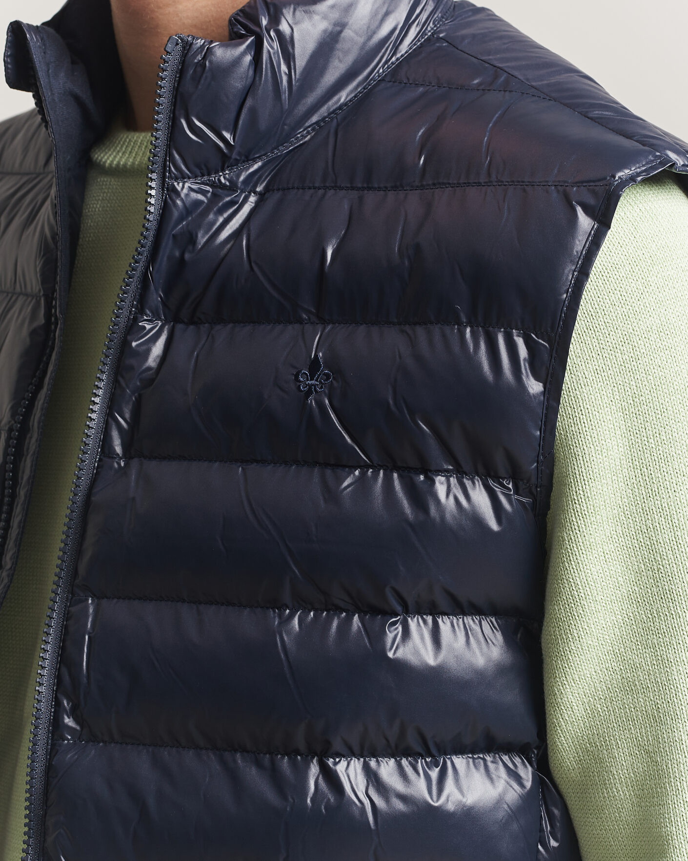 Uomini | Gilet | Morris | Norfolk Liner Vest Glossy Navy