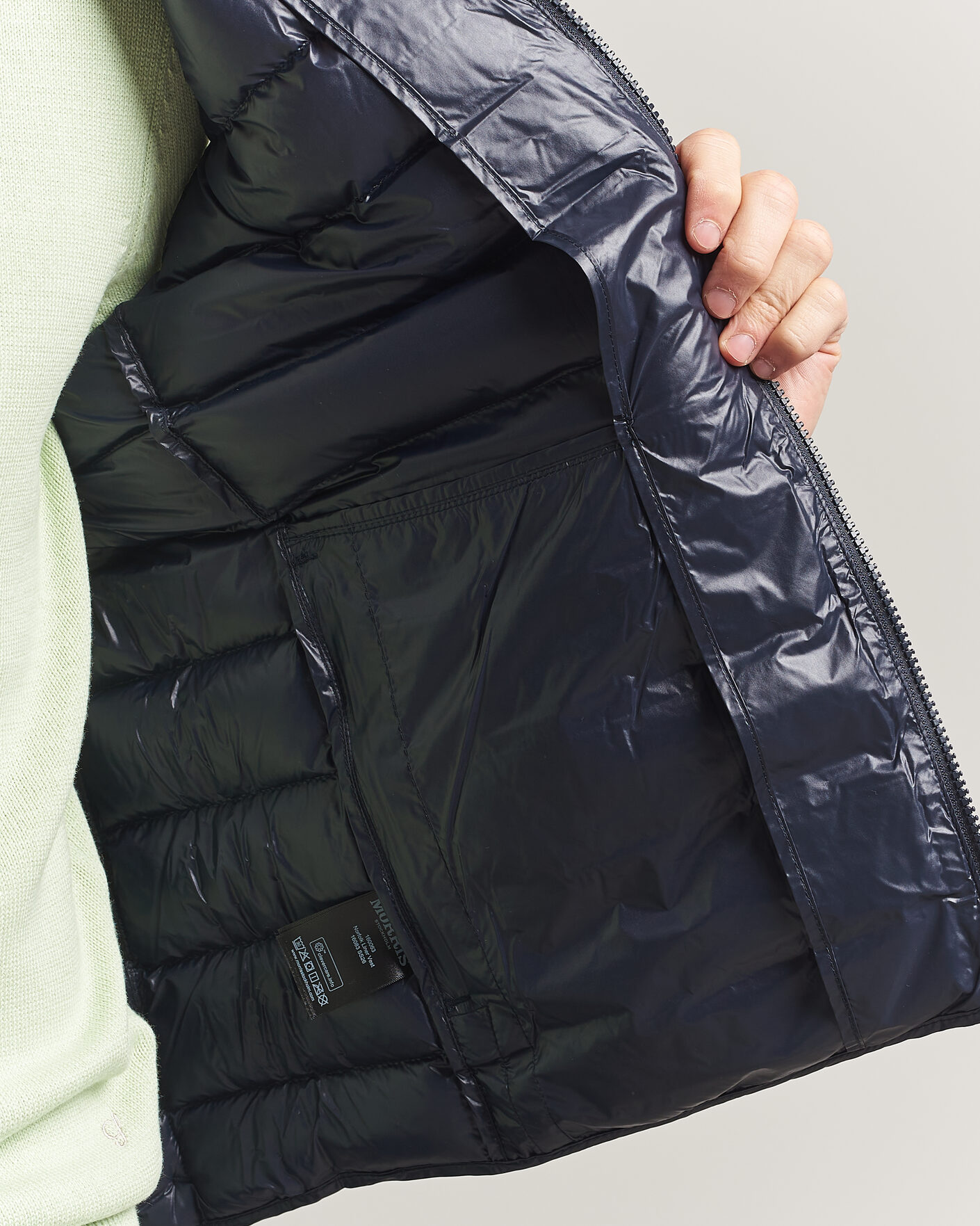 Uomini | Gilet | Morris | Norfolk Liner Vest Glossy Navy