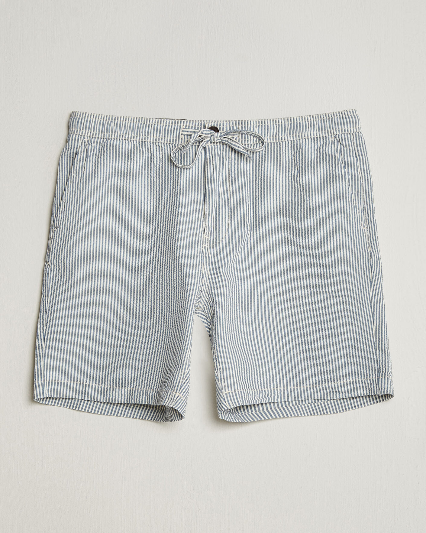 Uomini | Pantaloncini | Morris | Fenix Seersucker Shorts Light Blue