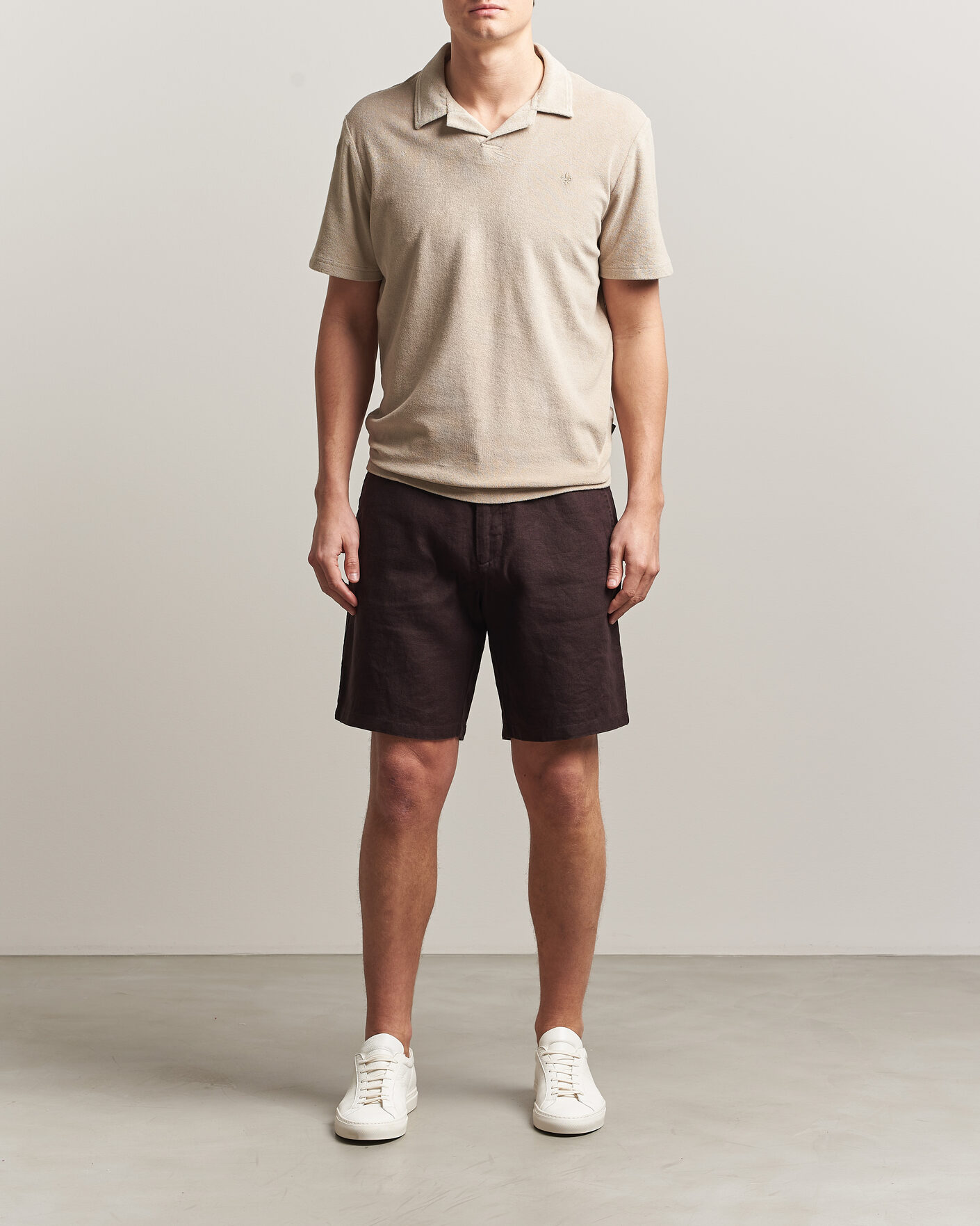 Uomini | Polo | Morris | Delon Terry Shirt Khaki