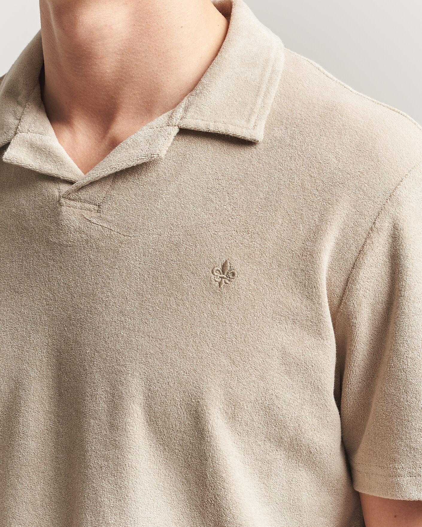 Uomini | Polo | Morris | Delon Terry Shirt Khaki