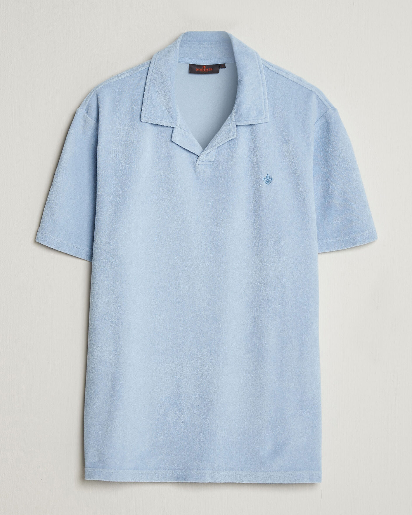 Uomini | Polo | Morris | Delon Terry Shirt Light Blue