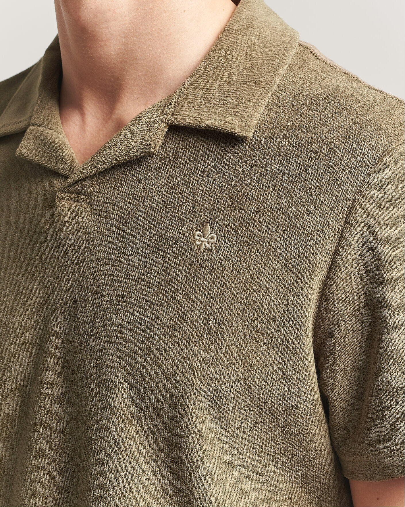 Uomini | Polo | Morris | Delon Terry Shirt Olive
