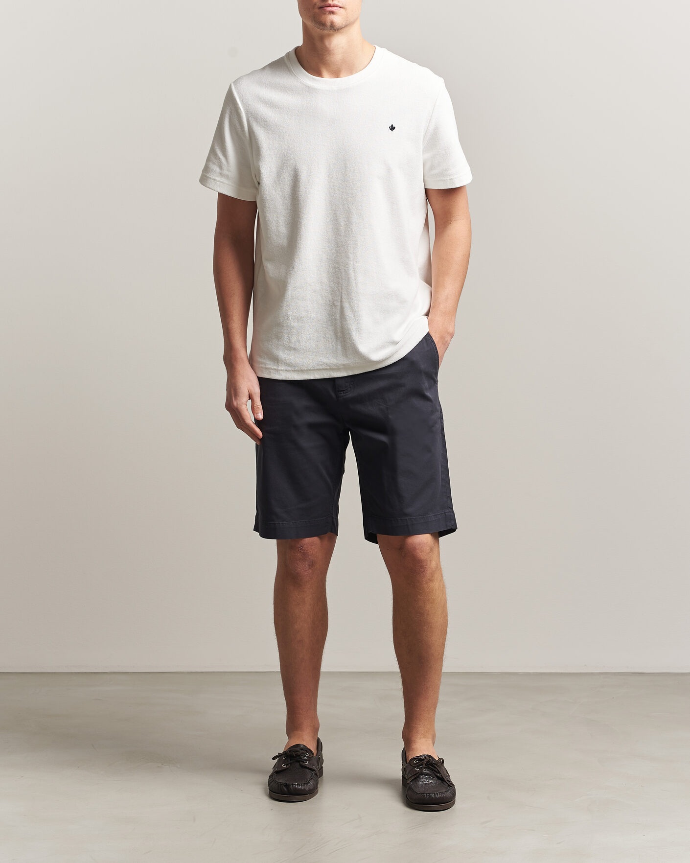 Uomini | T-shirt | Morris | Delon Terry Tee Off White