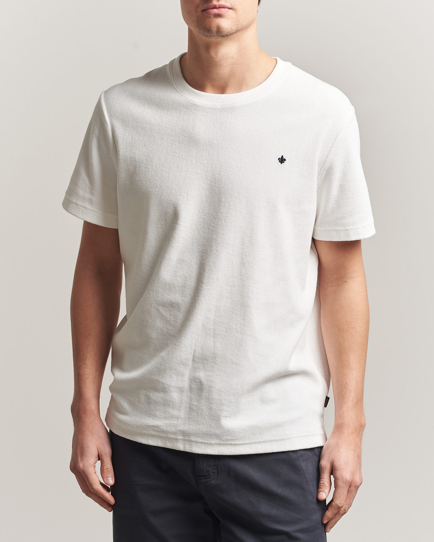 Uomini | T-shirt | Morris | Delon Terry Tee Off White