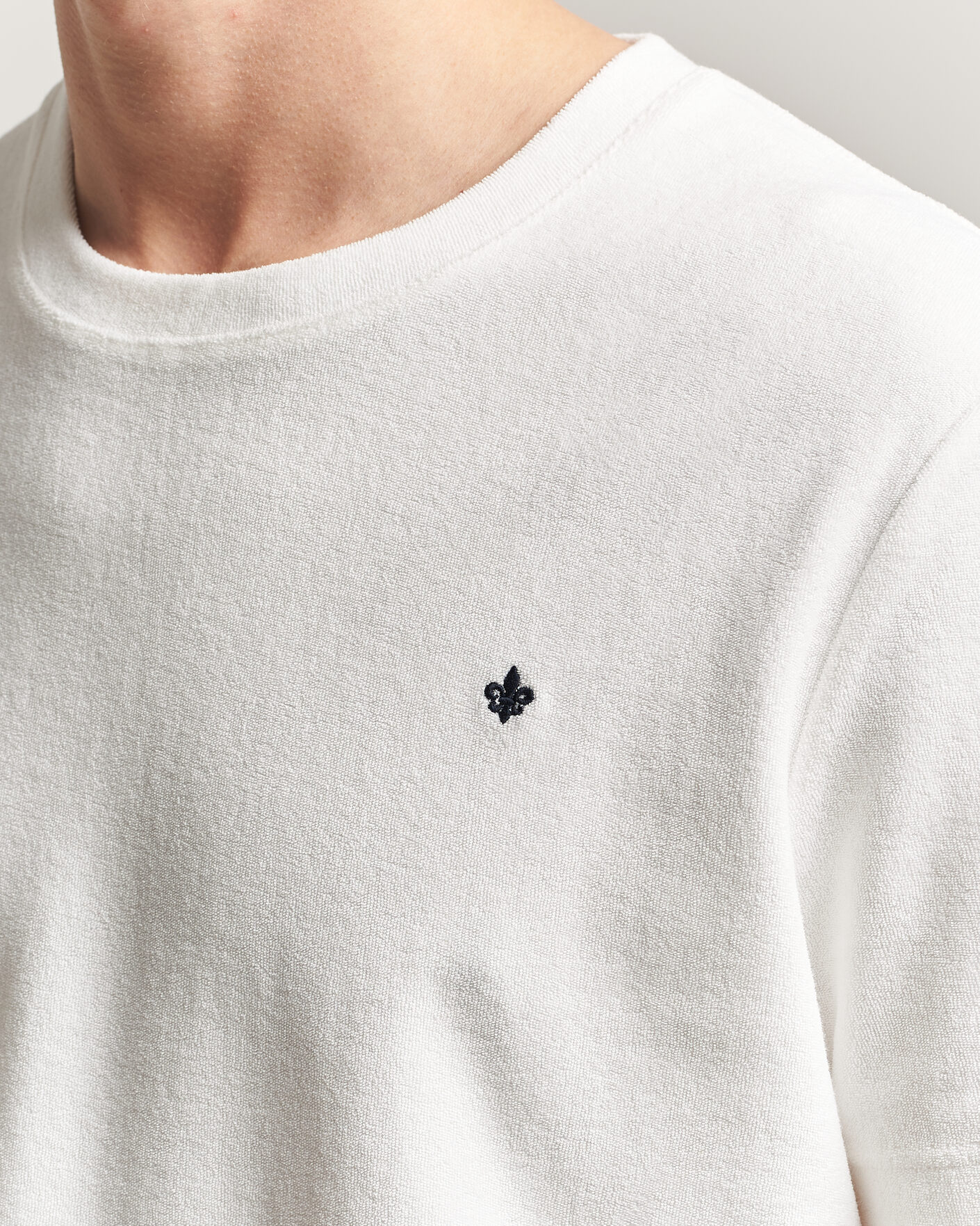 Uomini | T-shirt | Morris | Delon Terry Tee Off White