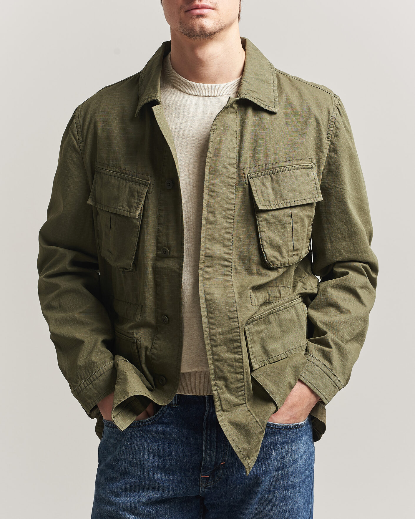 Uomini | Giacche | Morris | Graham Field Jacket Olive