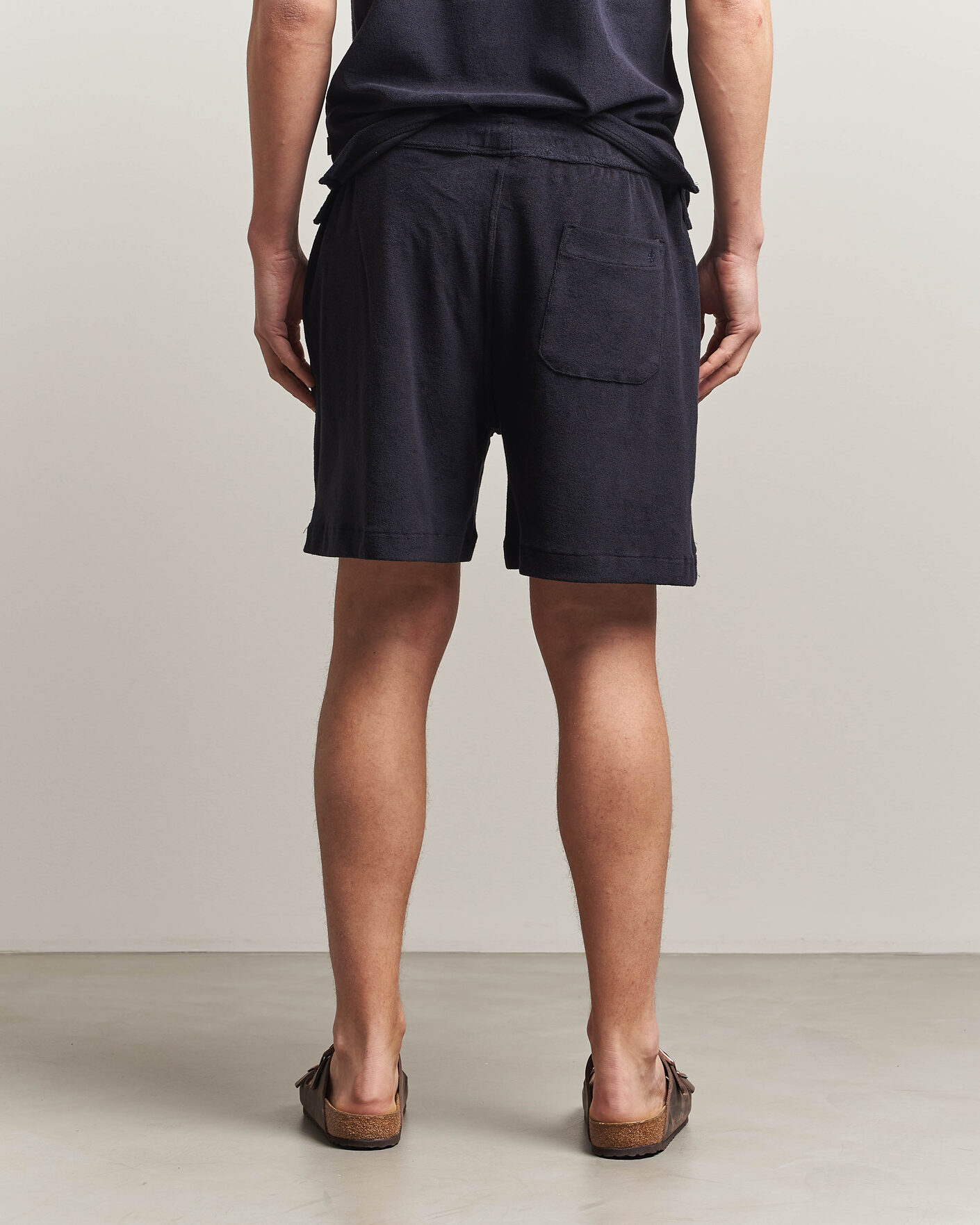 Uomini | Pantaloncini | Morris | Delon Terry Shorts Navy