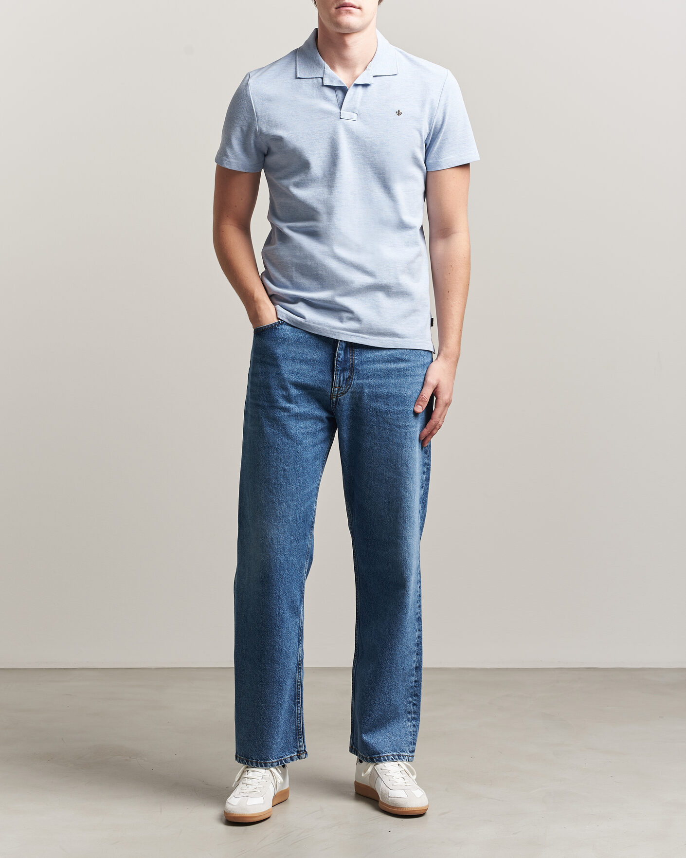 Uomini | Polo | Morris | Dylan Pique Light Blue