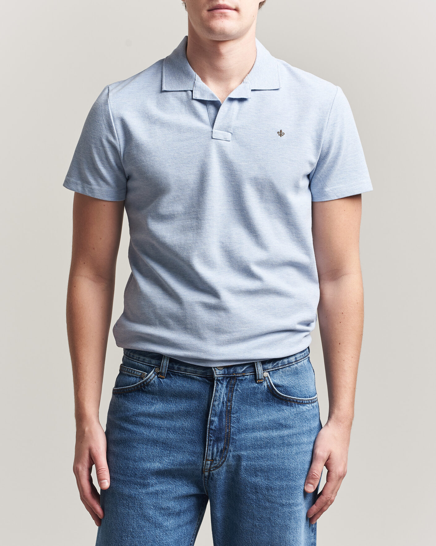Uomini | Polo | Morris | Dylan Pique Light Blue