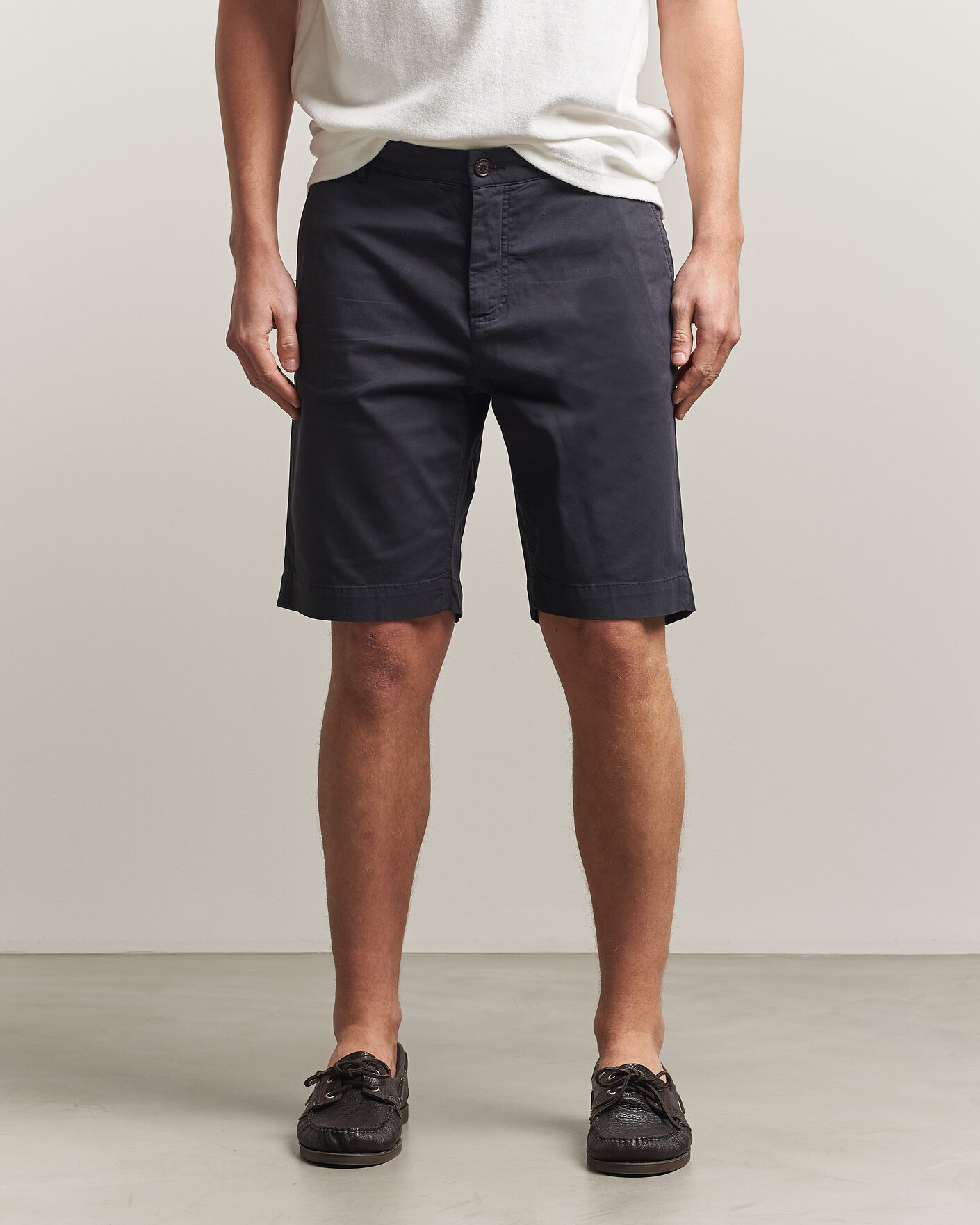 Uomini | Pantaloncini | Morris | Jeffery Summer Chinos Shorts Navy