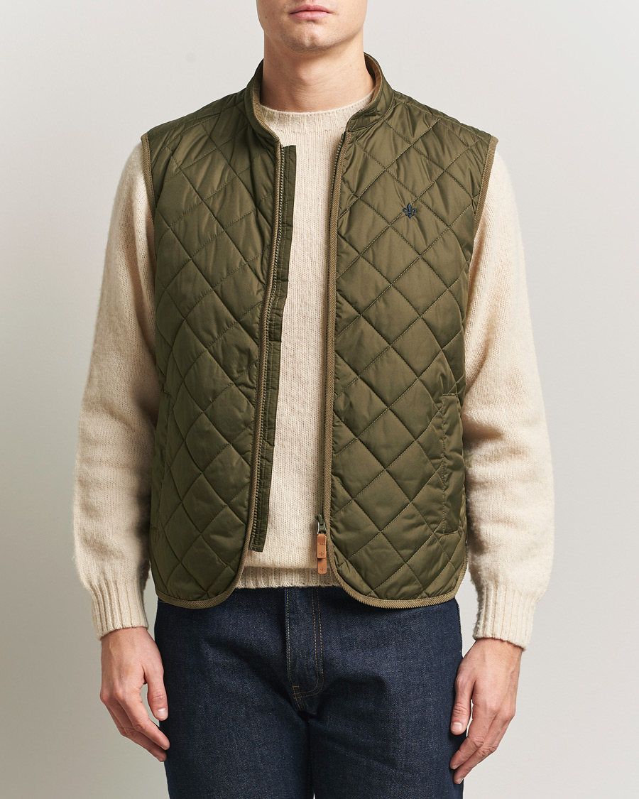 Uomini | Gilet | Morris | Teddy Quilted Vest Green