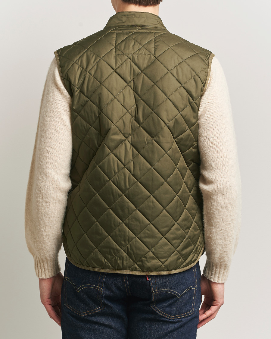 Uomini | Gilet | Morris | Teddy Quilted Vest Green