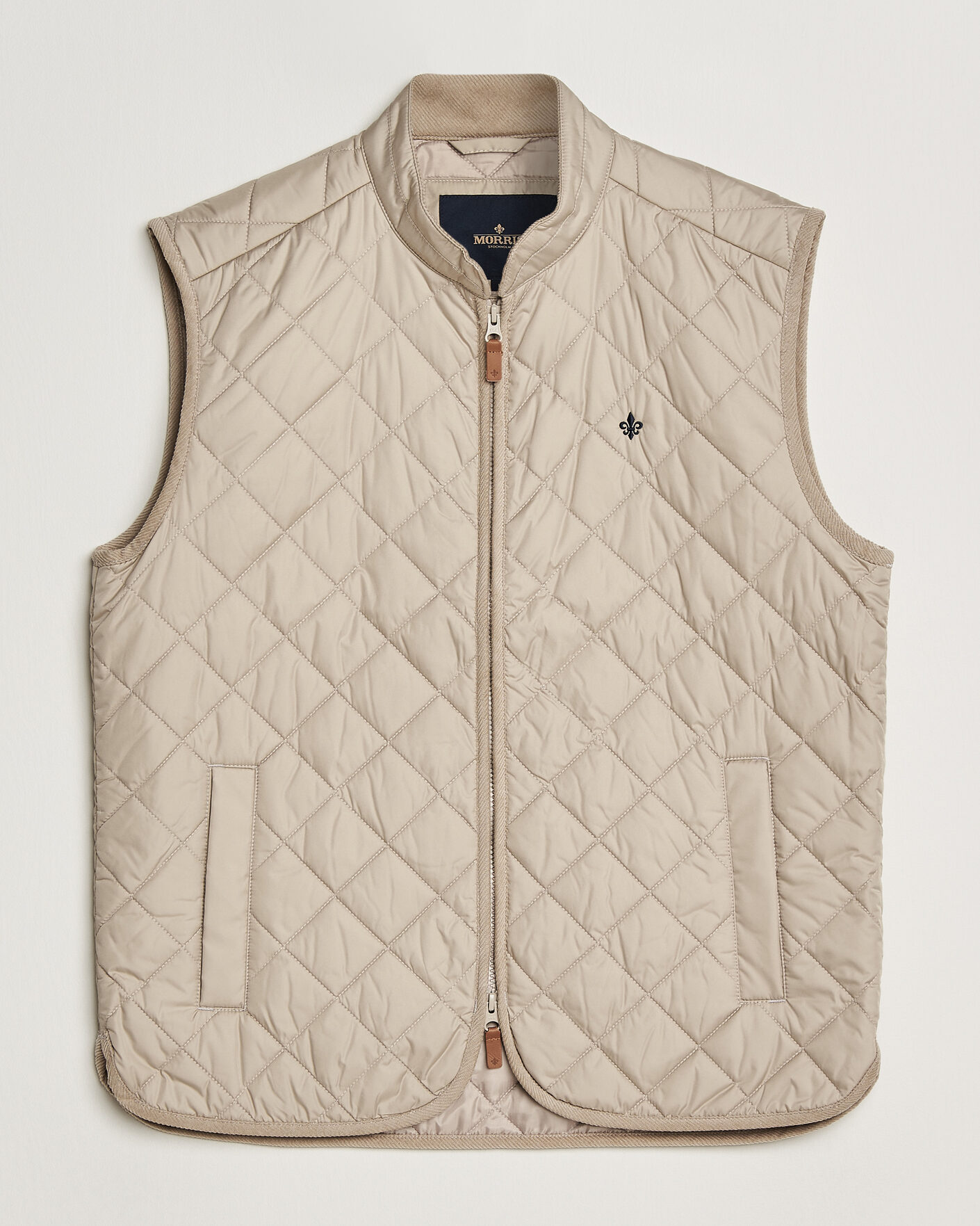 Uomini | Gilet | Morris | Teddy Quilted Vest Khaki