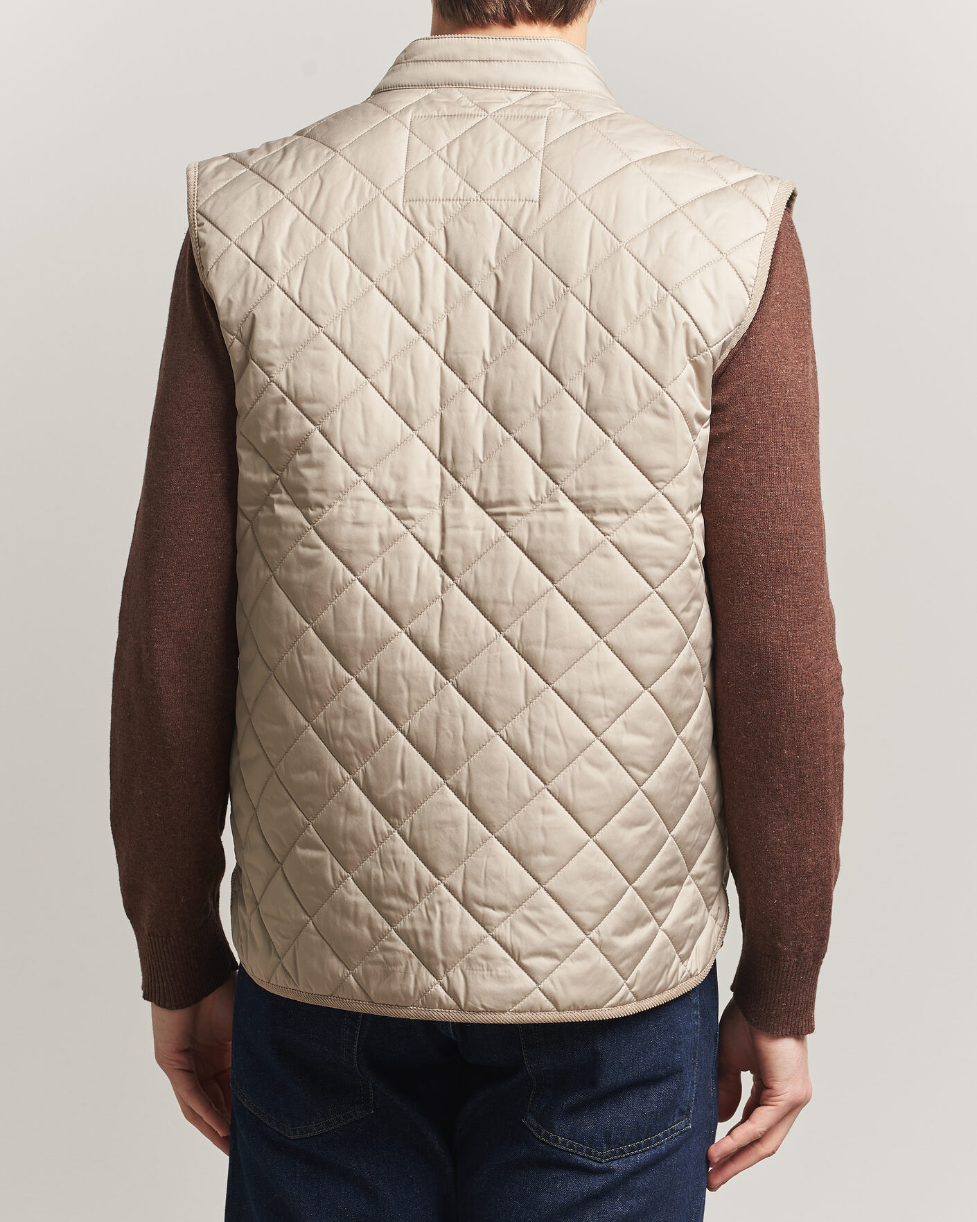 Uomini | Gilet | Morris | Teddy Quilted Vest Khaki