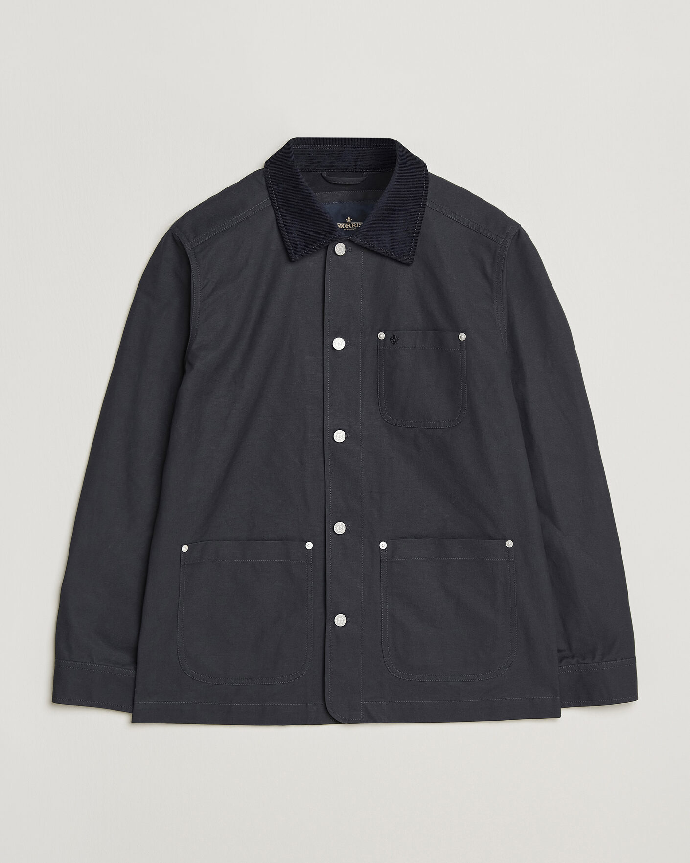 Uomini | Giacche | Morris | Belmont Wax Shirt Jacket Navy