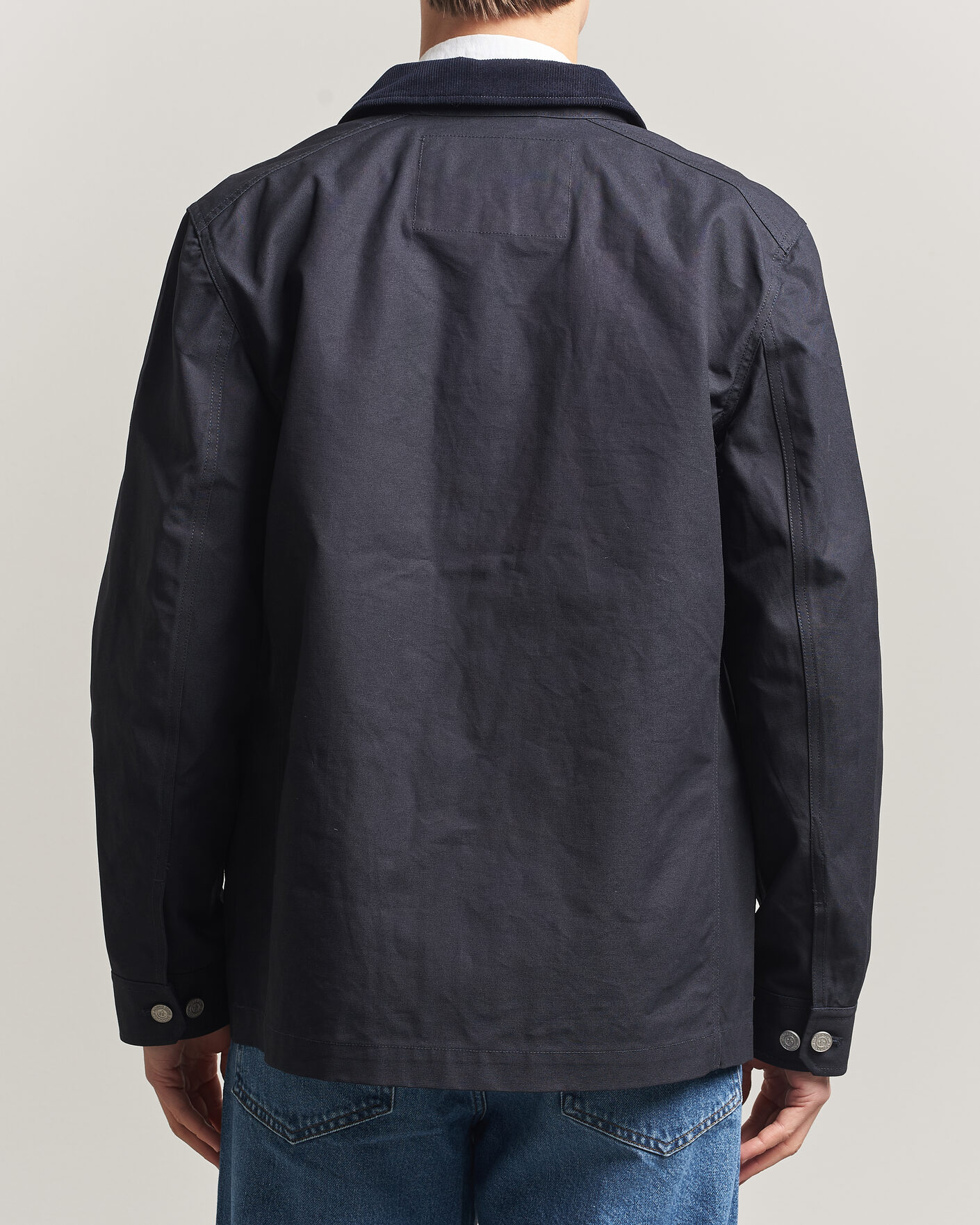 Uomini | Giacche | Morris | Belmont Wax Shirt Jacket Navy