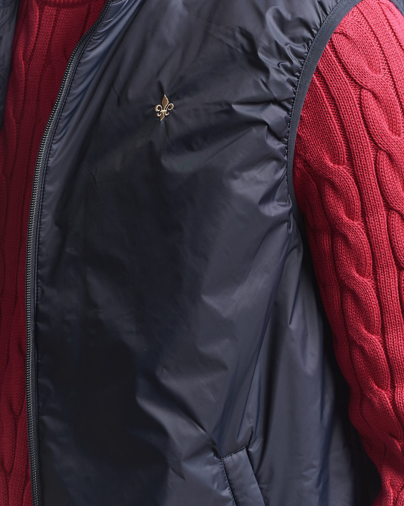 Uomini | Gilet | Morris | Bradley Padded Vest Navy