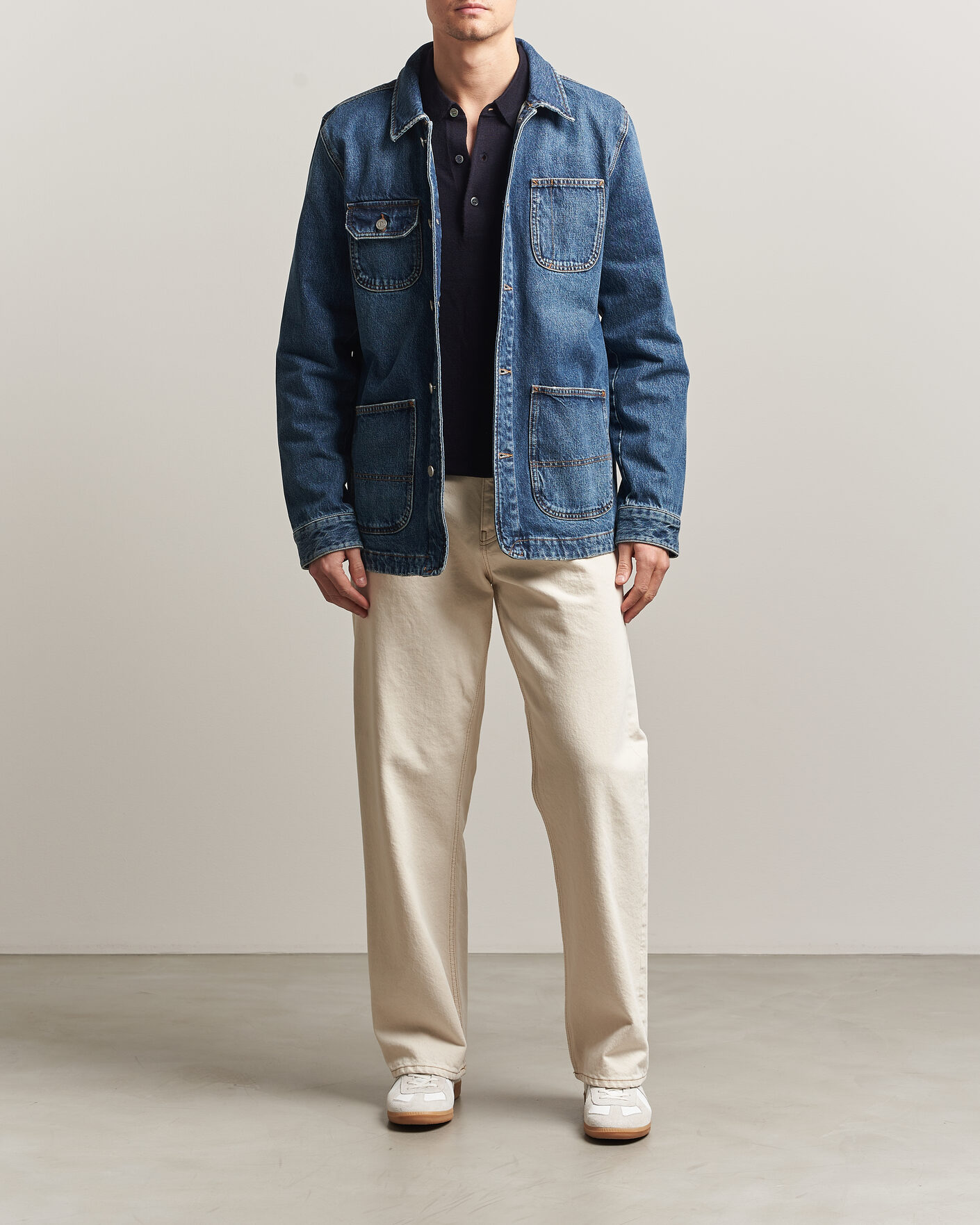 Uomini | Giacche | Morris | Denim Shirt Jacket Blue
