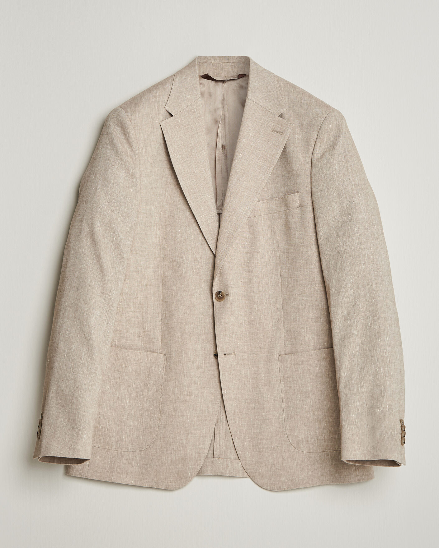 Uomini | Blazers | Morris | Linen Suit Blazer Khaki