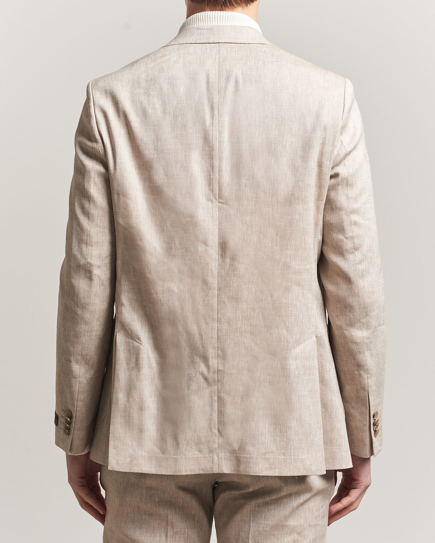 Uomini | Blazers | Morris | Linen Suit Blazer Khaki