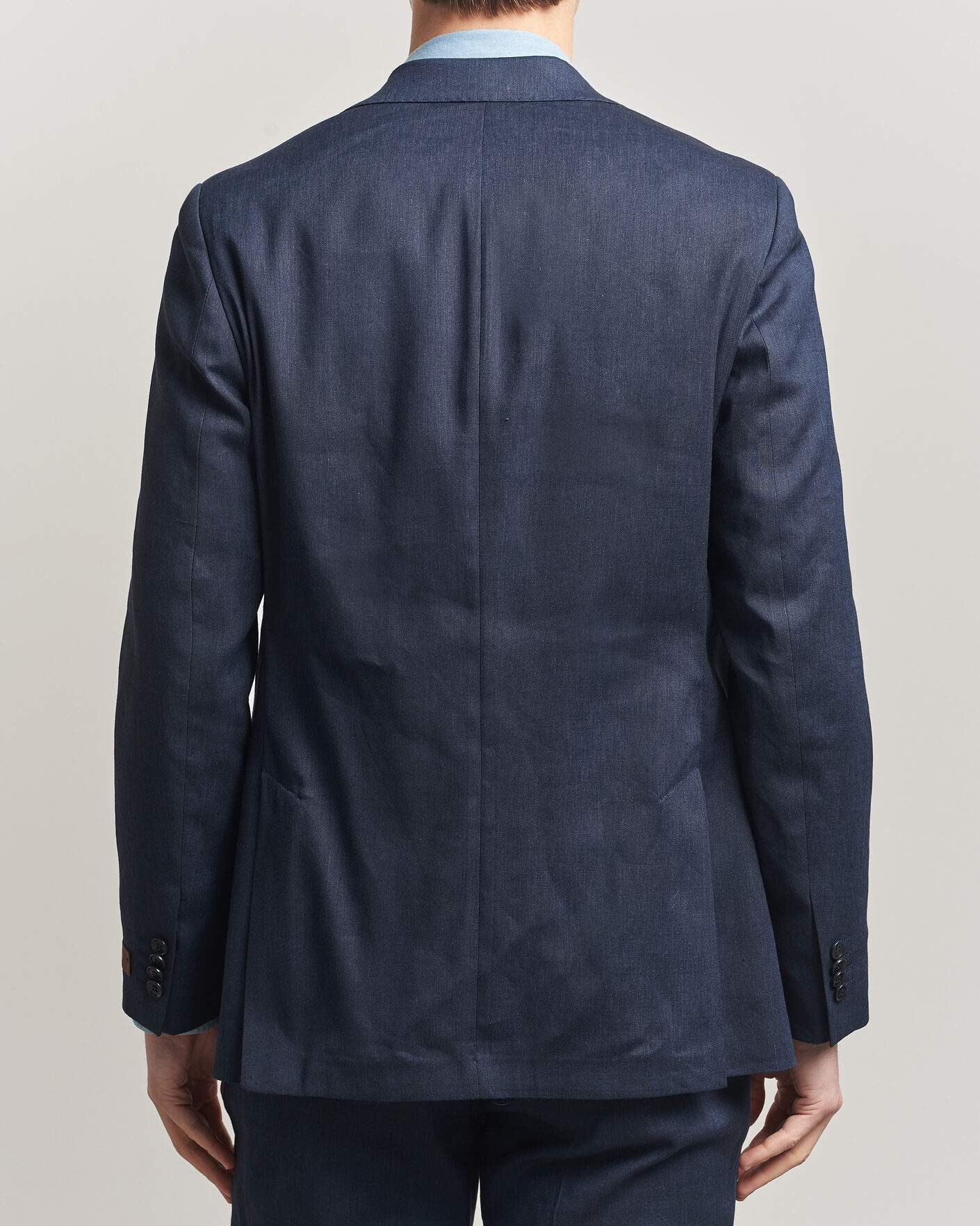 Uomini | Blazers | Morris | Linen Suit Blazer Navy