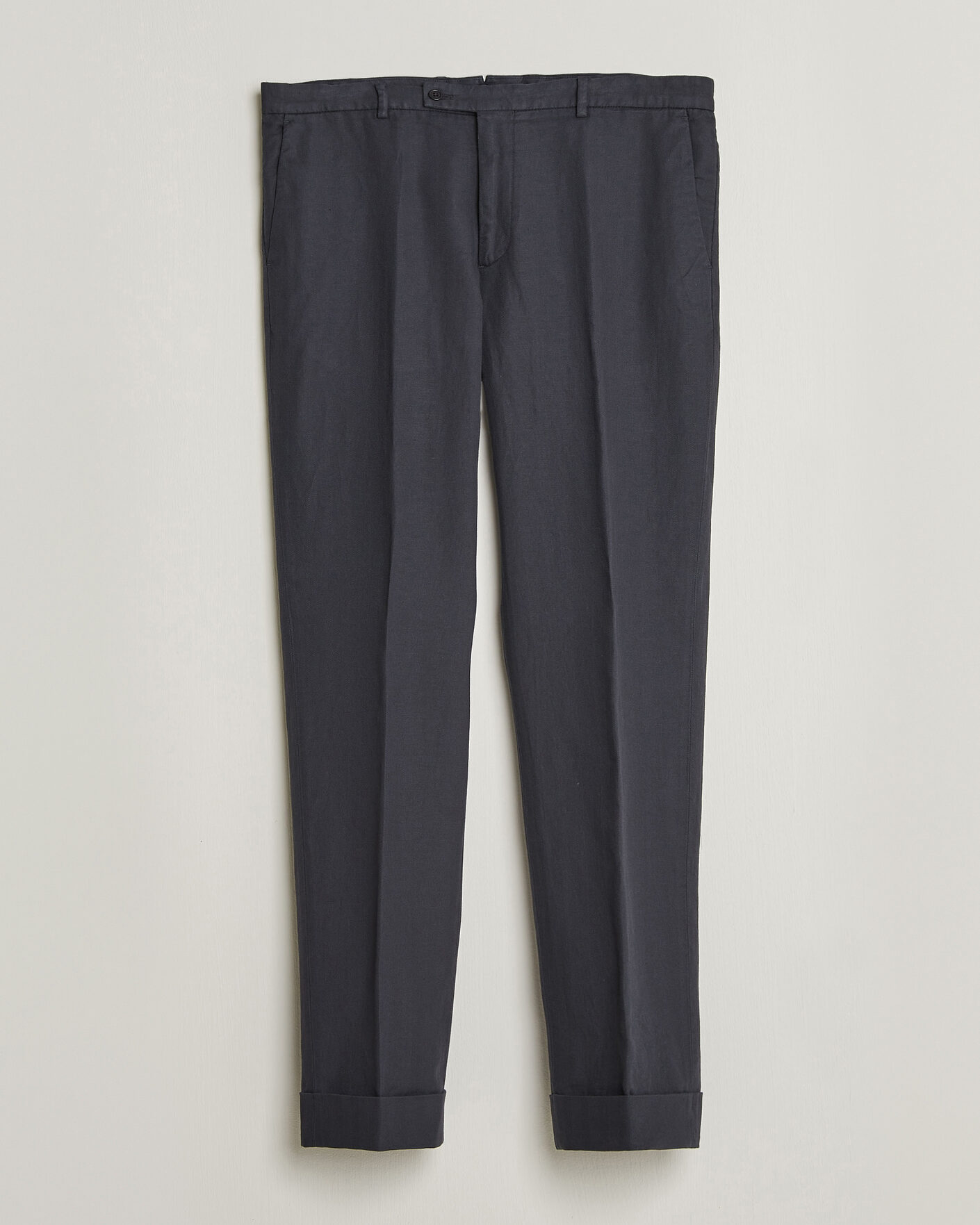 Uomini | Pantaloni | Morris | Jack Herringbone Cotton Trousers Blue
