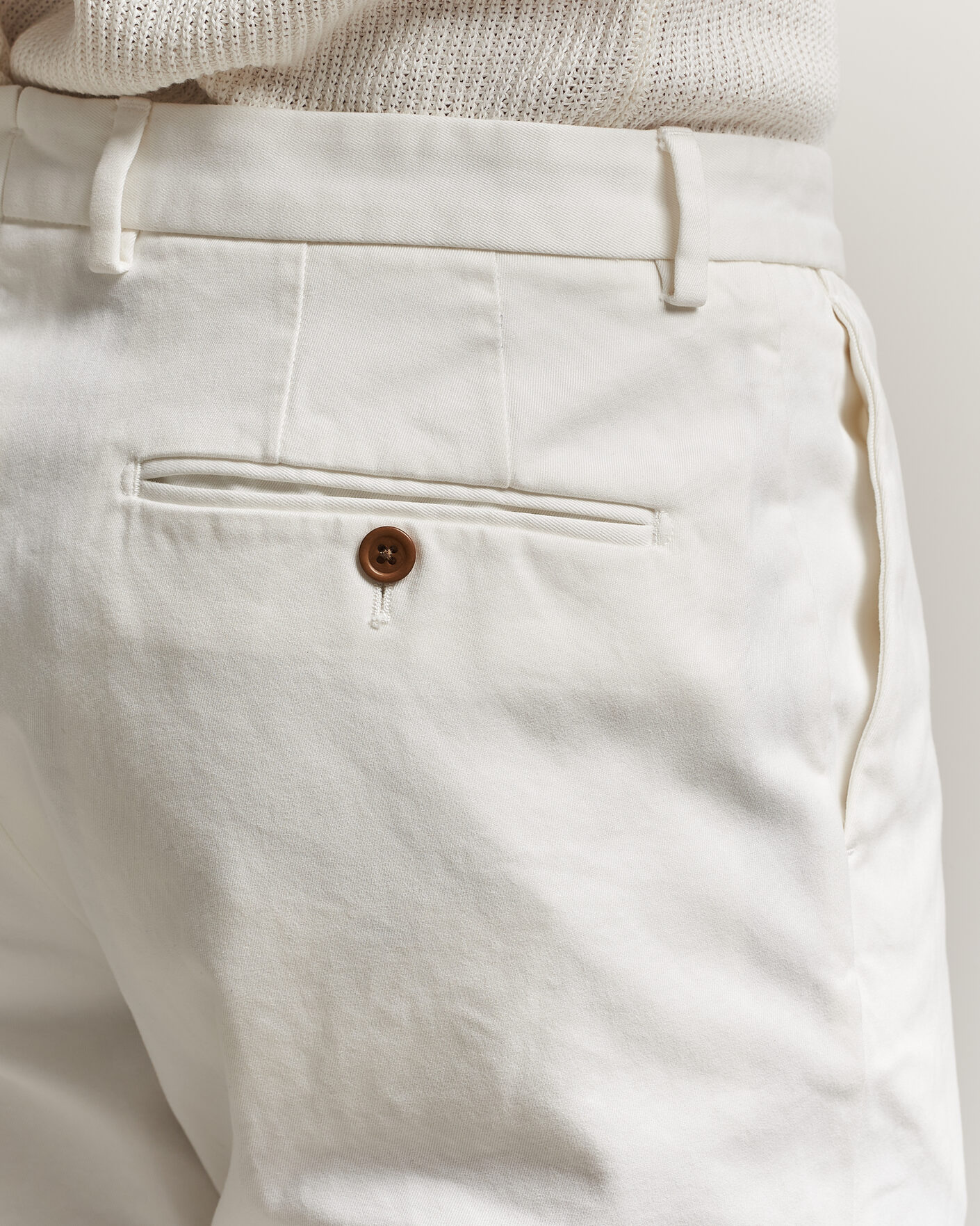 Uomini | Pantaloni | Morris | Jack Cotton Trousers Off White