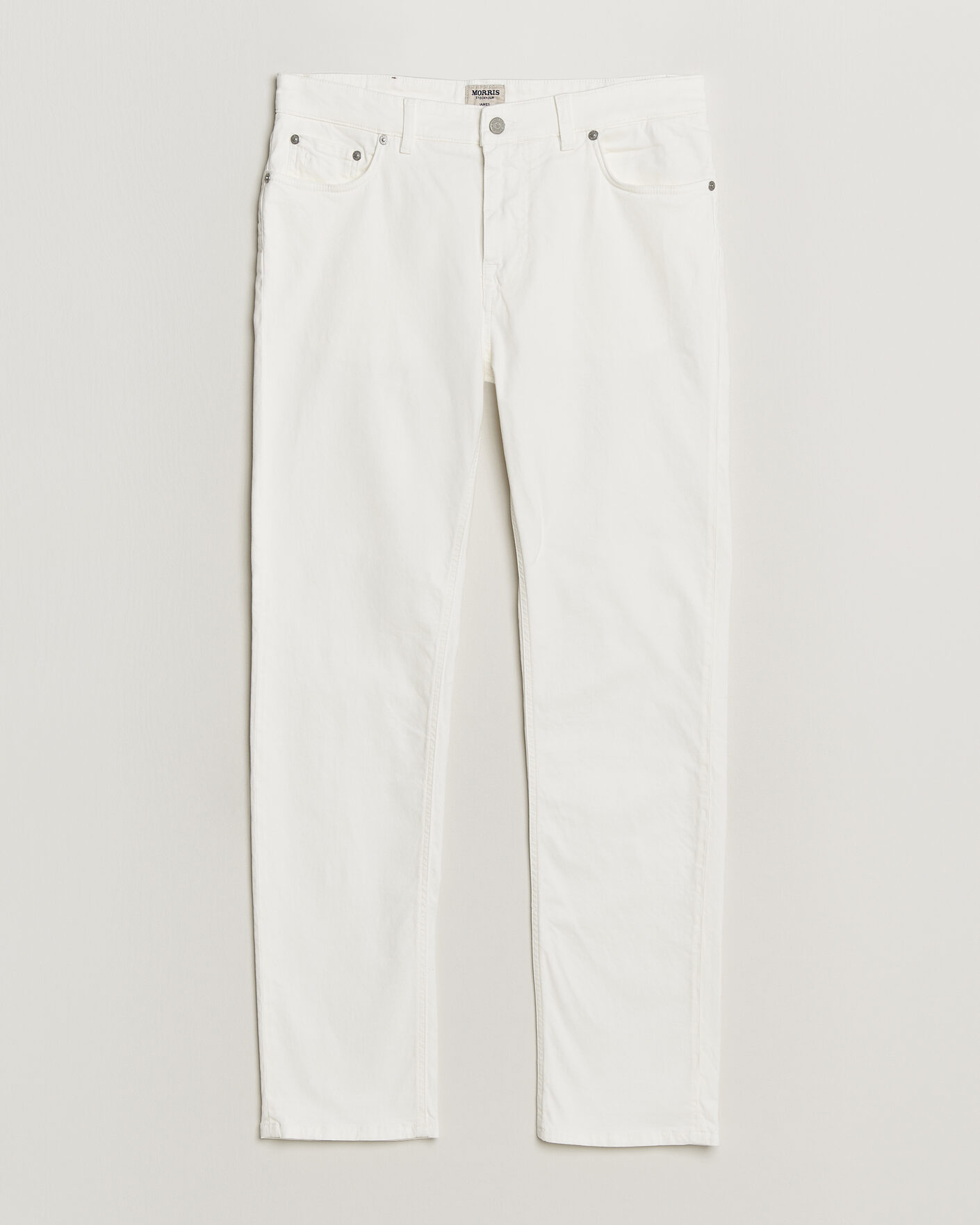Uomini | Jeans | Morris | James Brushed 5-Pocket Jeans Off White