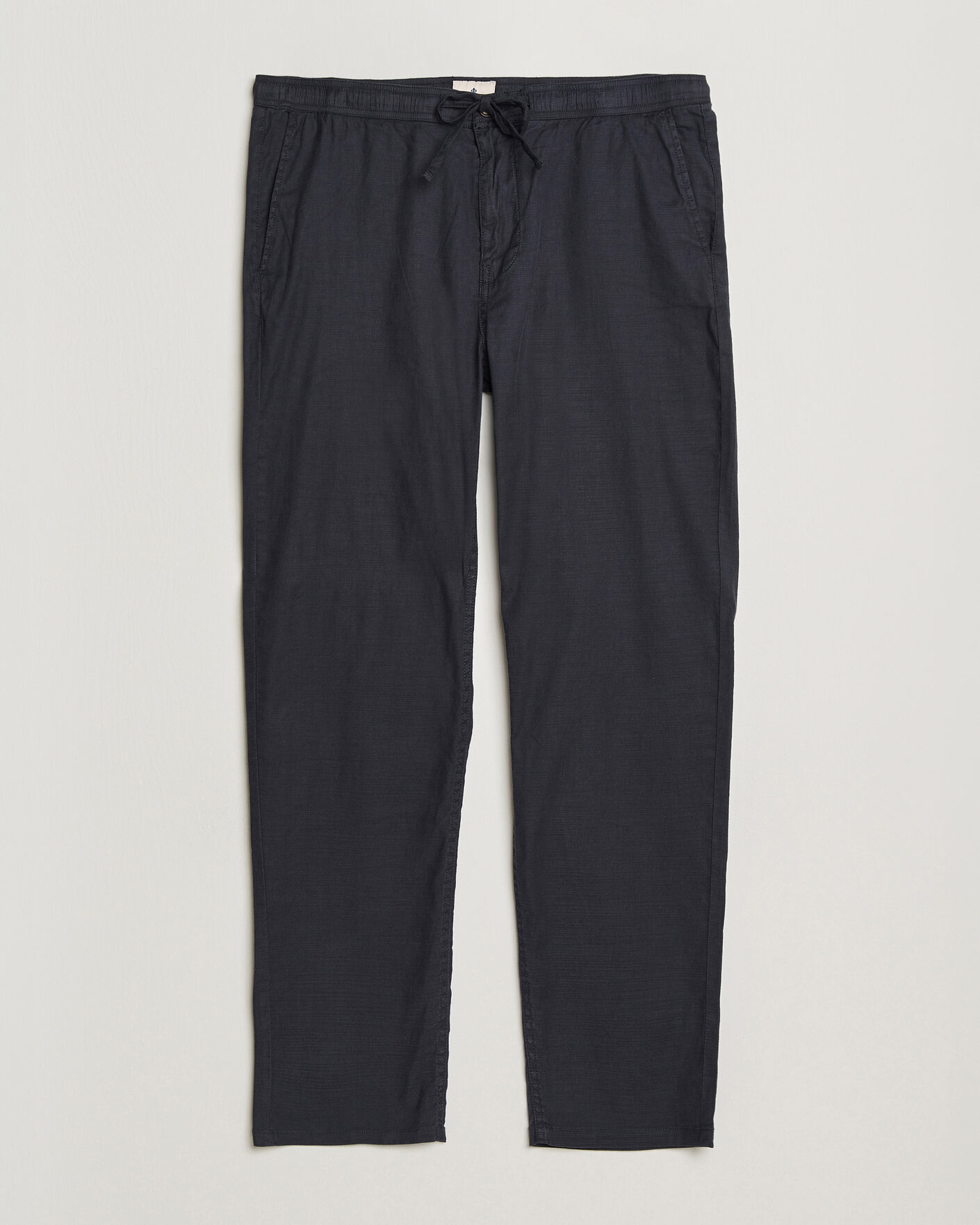 Uomini | Pantaloni | Morris | Fenix Linen Trousers Navy