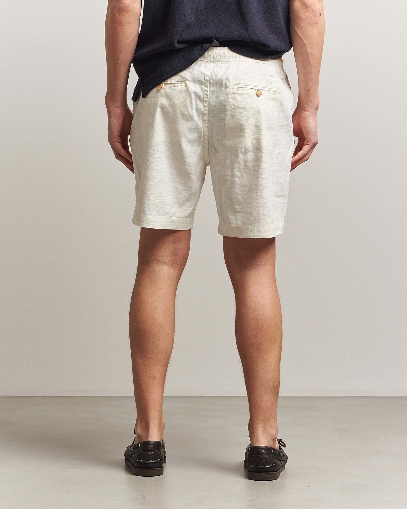 Uomini | Pantaloncini | Morris | Fenix Linen Shorts Off White