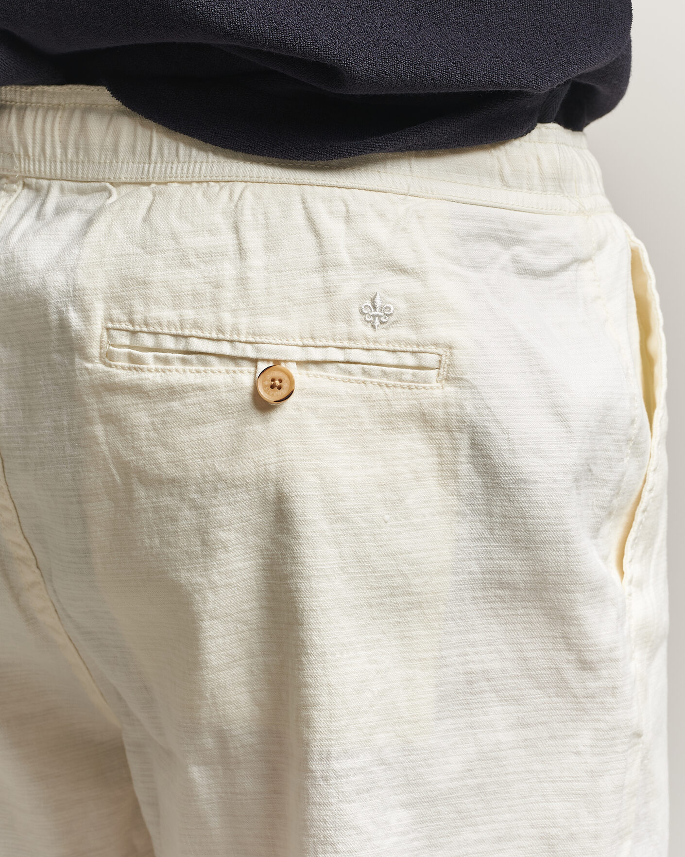 Uomini | Pantaloncini | Morris | Fenix Linen Shorts Off White