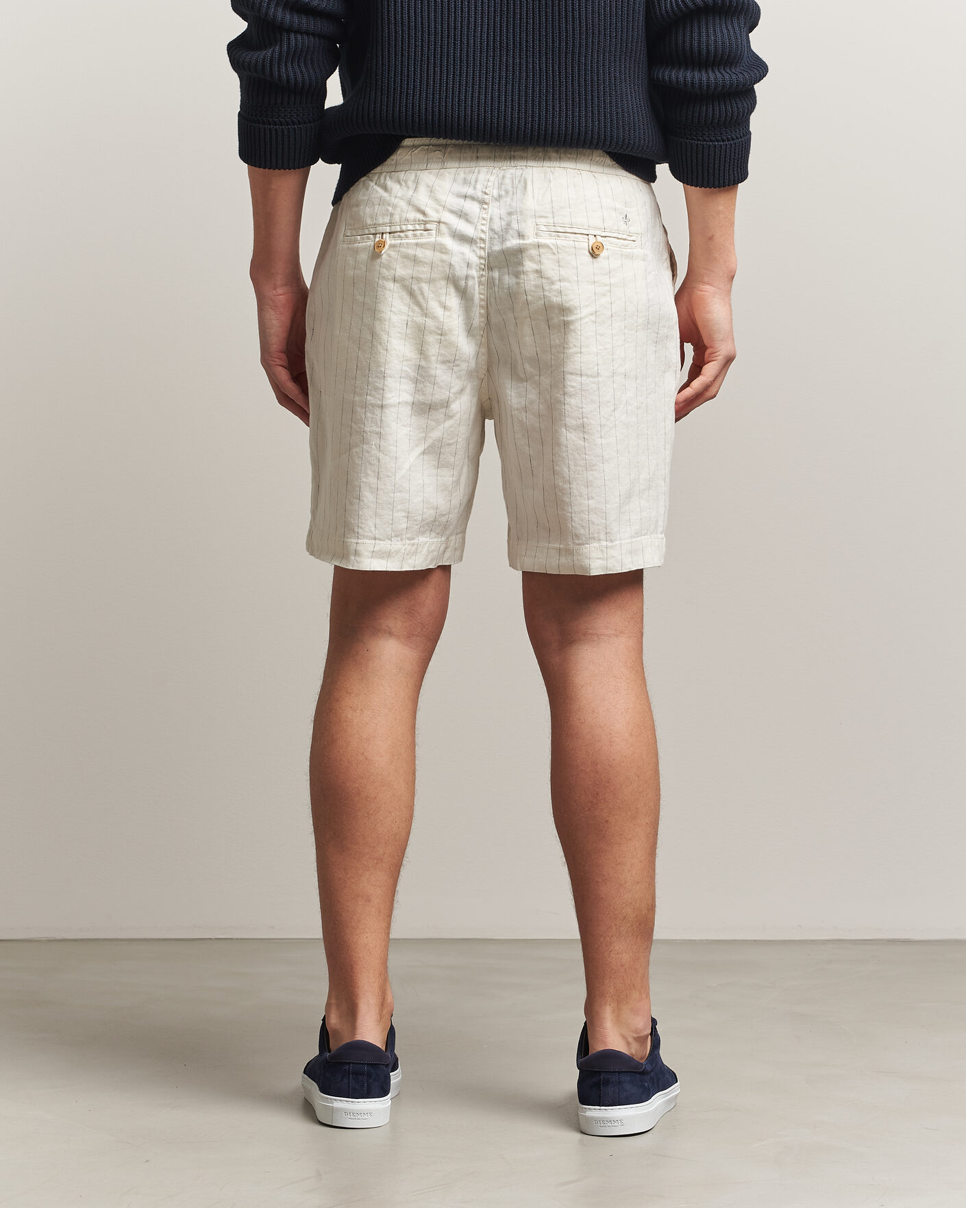 Uomini | Pantaloncini | Morris | Fenix Linen Shorts Beige