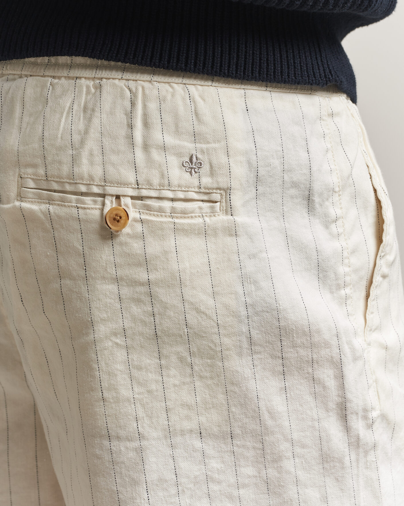 Uomini | Pantaloncini | Morris | Fenix Linen Shorts Beige