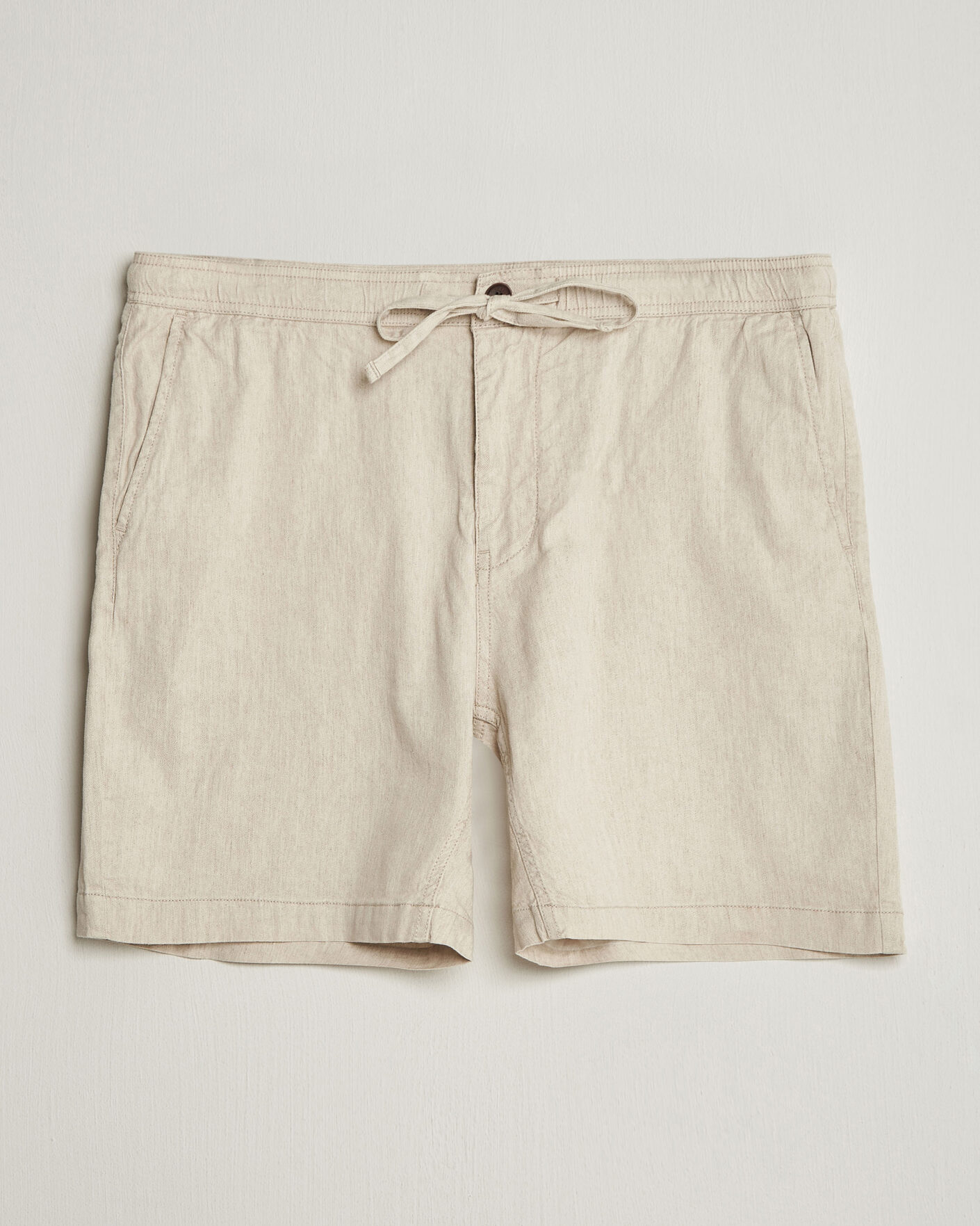 Uomini | Pantaloncini | Morris | Fenix Linen Shorts Khaki