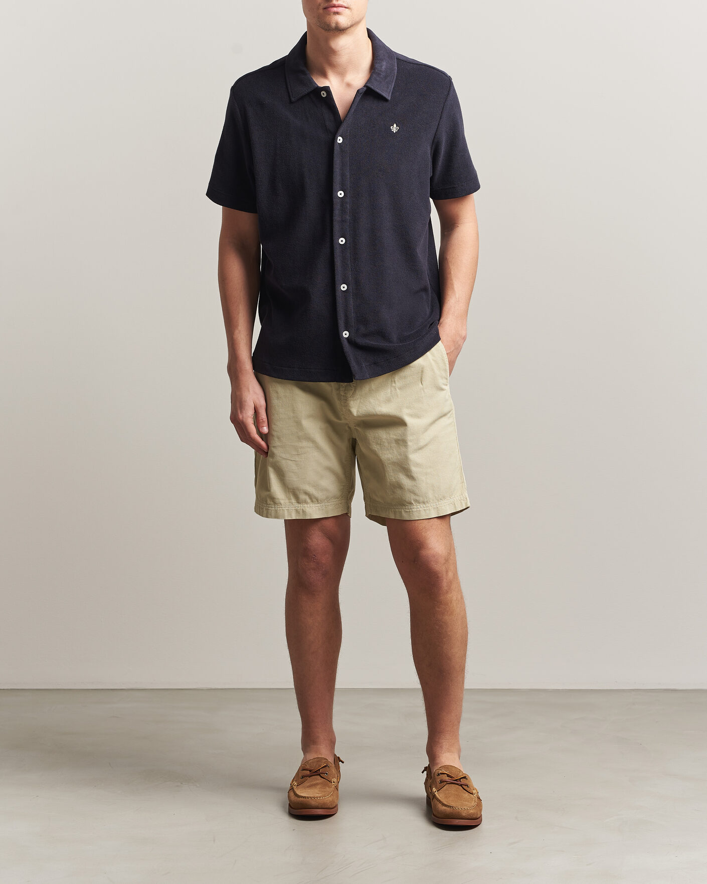 Uomini | Pantaloncini | Morris | Fenix Summer Cord Shorts Khaki