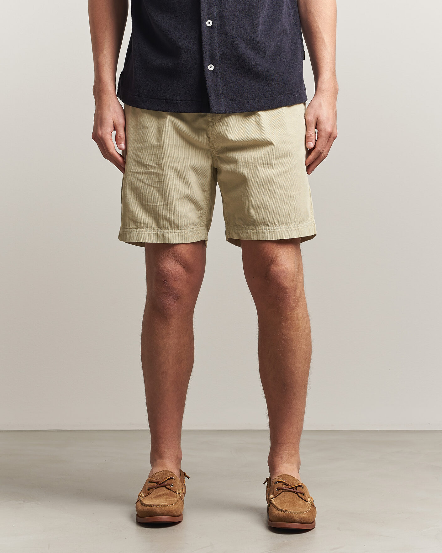 Uomini | Pantaloncini | Morris | Fenix Summer Cord Shorts Khaki