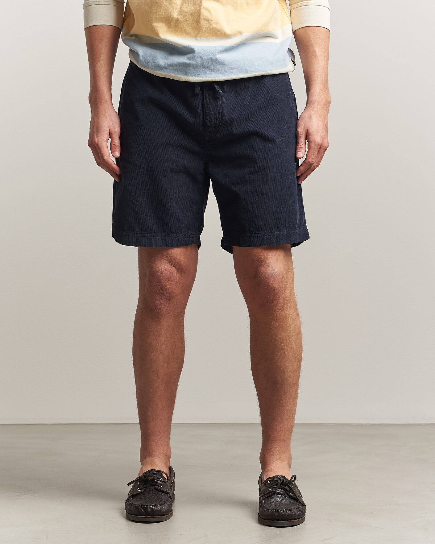 Uomini | Pantaloncini | Morris | Fenix Summer Cord Shorts Dark Blue