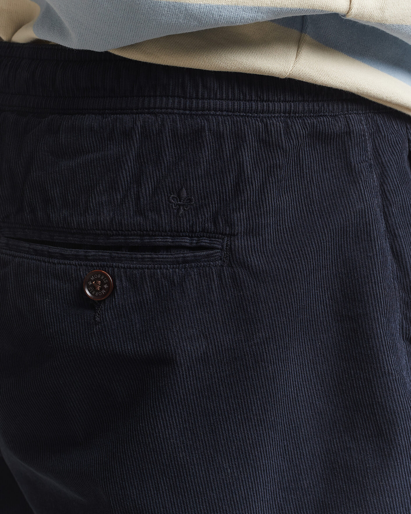Uomini | Pantaloncini | Morris | Fenix Summer Cord Shorts Dark Blue