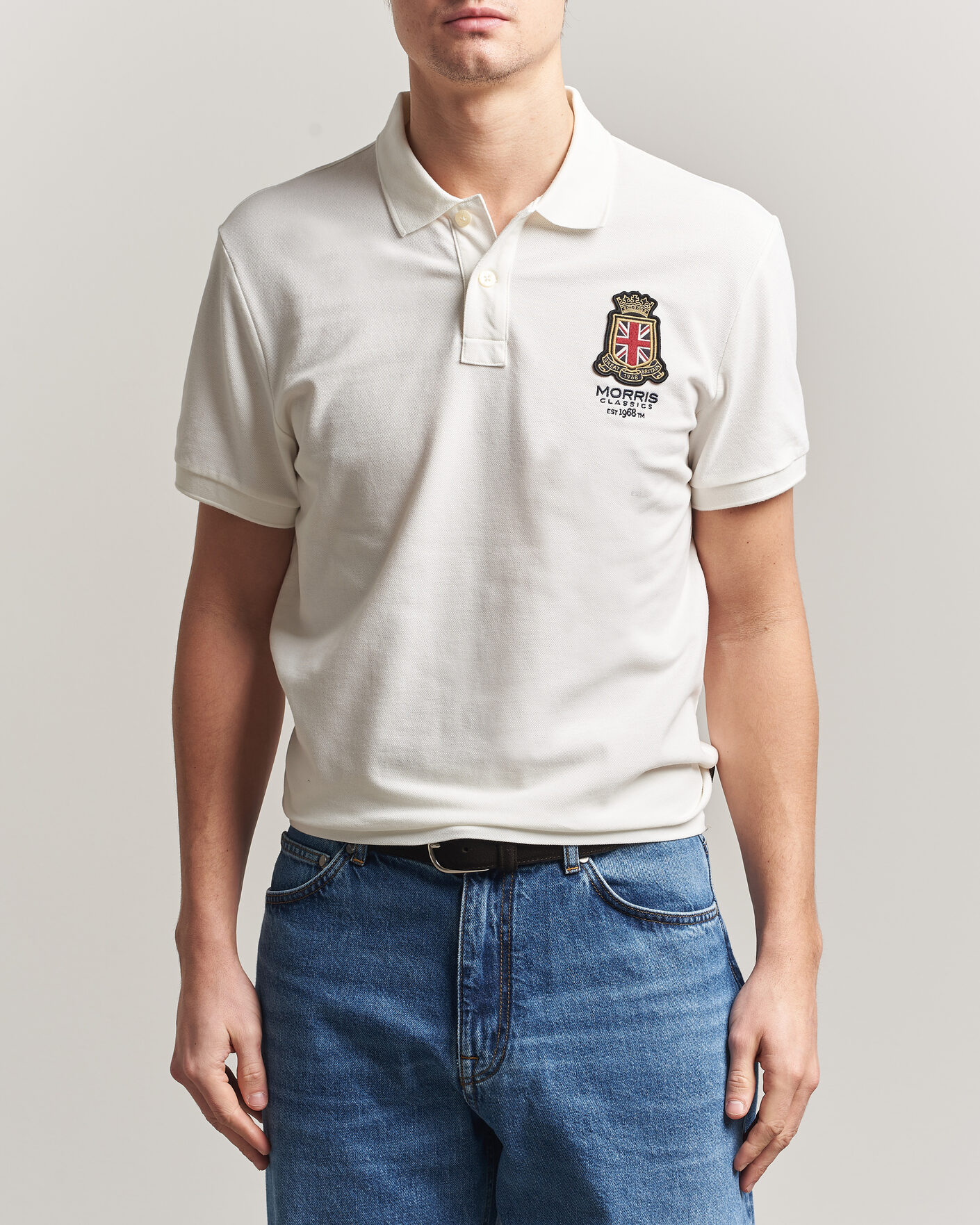 Uomini | Polo | Morris | Barton Pique Off White