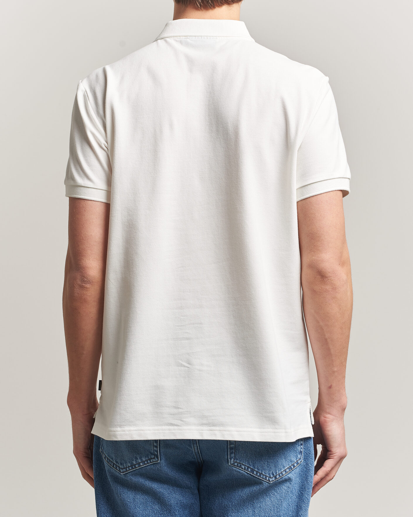 Uomini | Polo | Morris | Barton Pique Off White