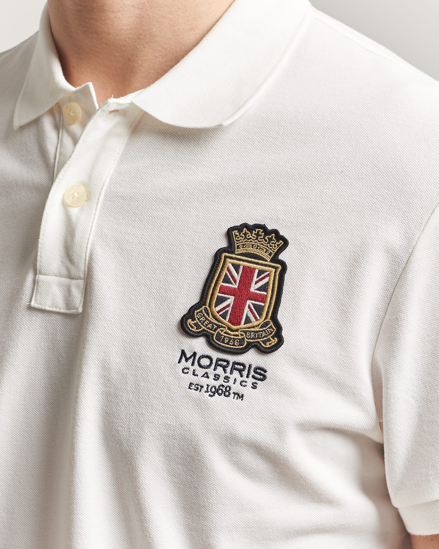 Uomini | Polo | Morris | Barton Pique Off White