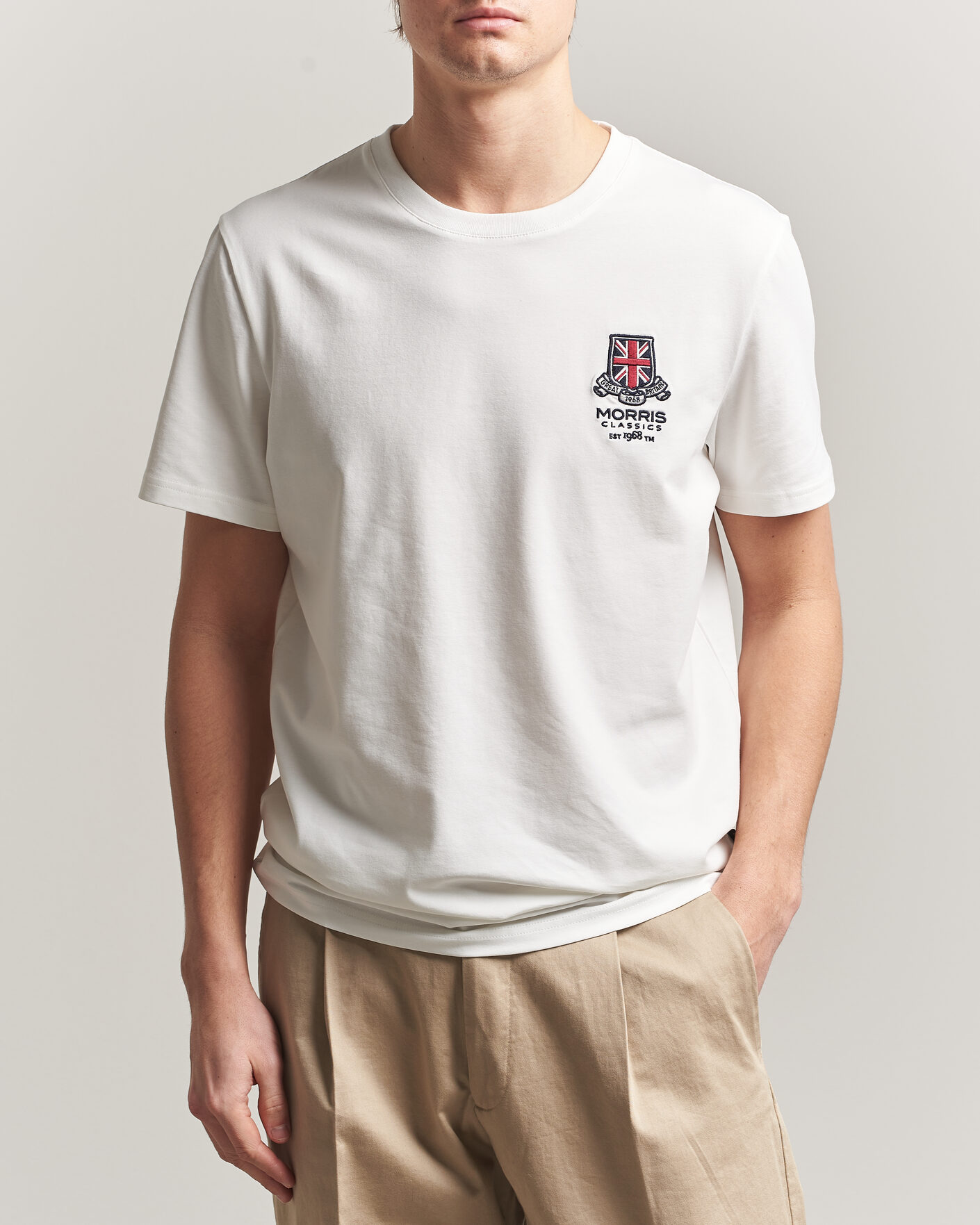 Uomini | T-shirt | Morris | Barton T-Shirt Off White