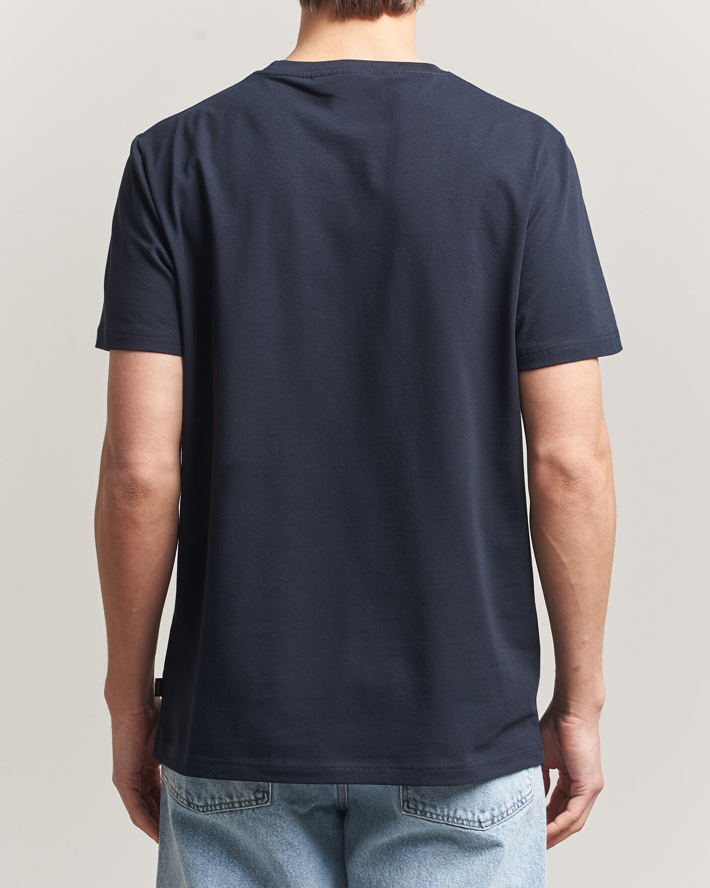 Uomini | T-shirt | Morris | Barton T-Shirt Navy
