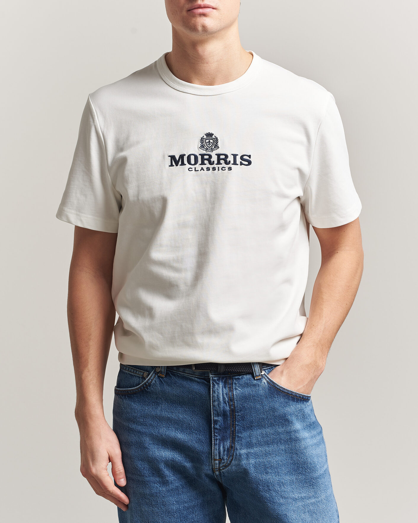 Uomini | T-shirt | Morris | Brian T-Shirt Off White
