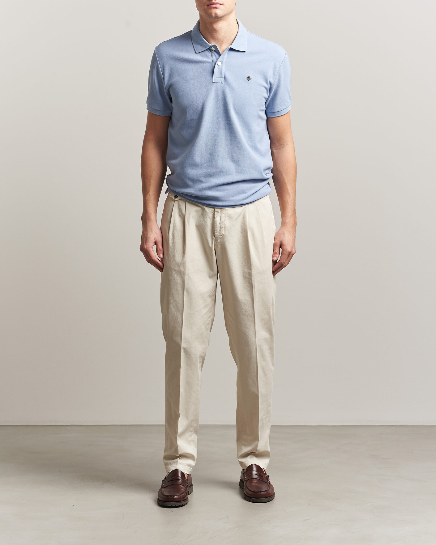 Uomini | Polo | Morris | New Pique Light Blue