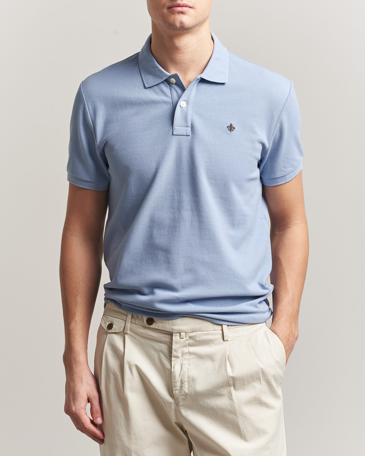 Uomini | Polo | Morris | New Pique Light Blue