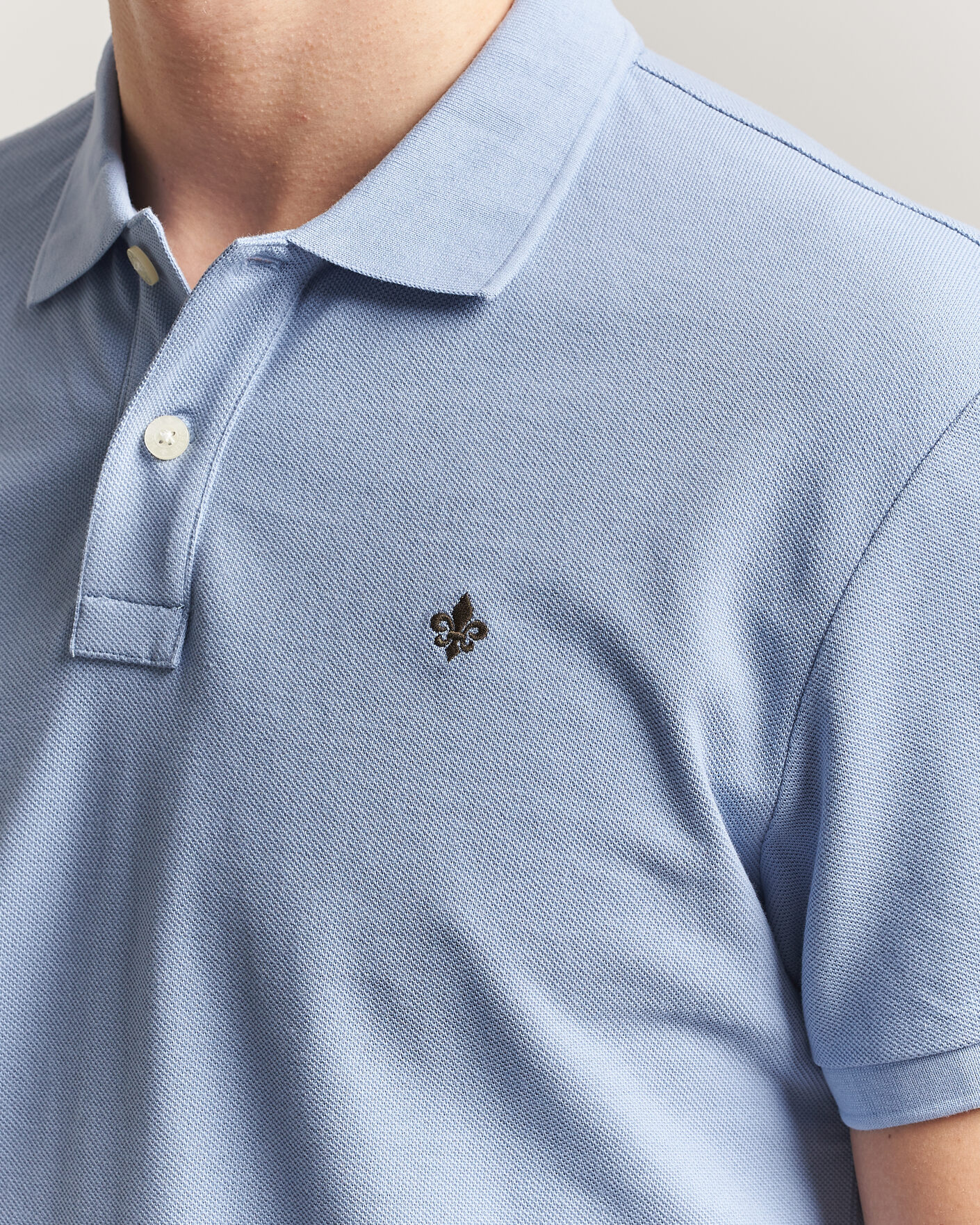 Uomini | Polo | Morris | New Pique Light Blue