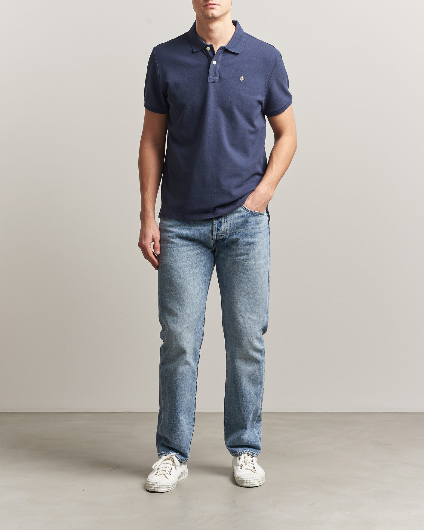 Uomini | Polo | Morris | New Pique Dark Blue